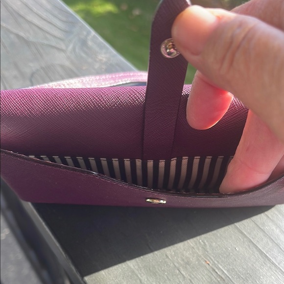 Kate Spade Purple Wallet with Flap Closure - Picture 3 of 4